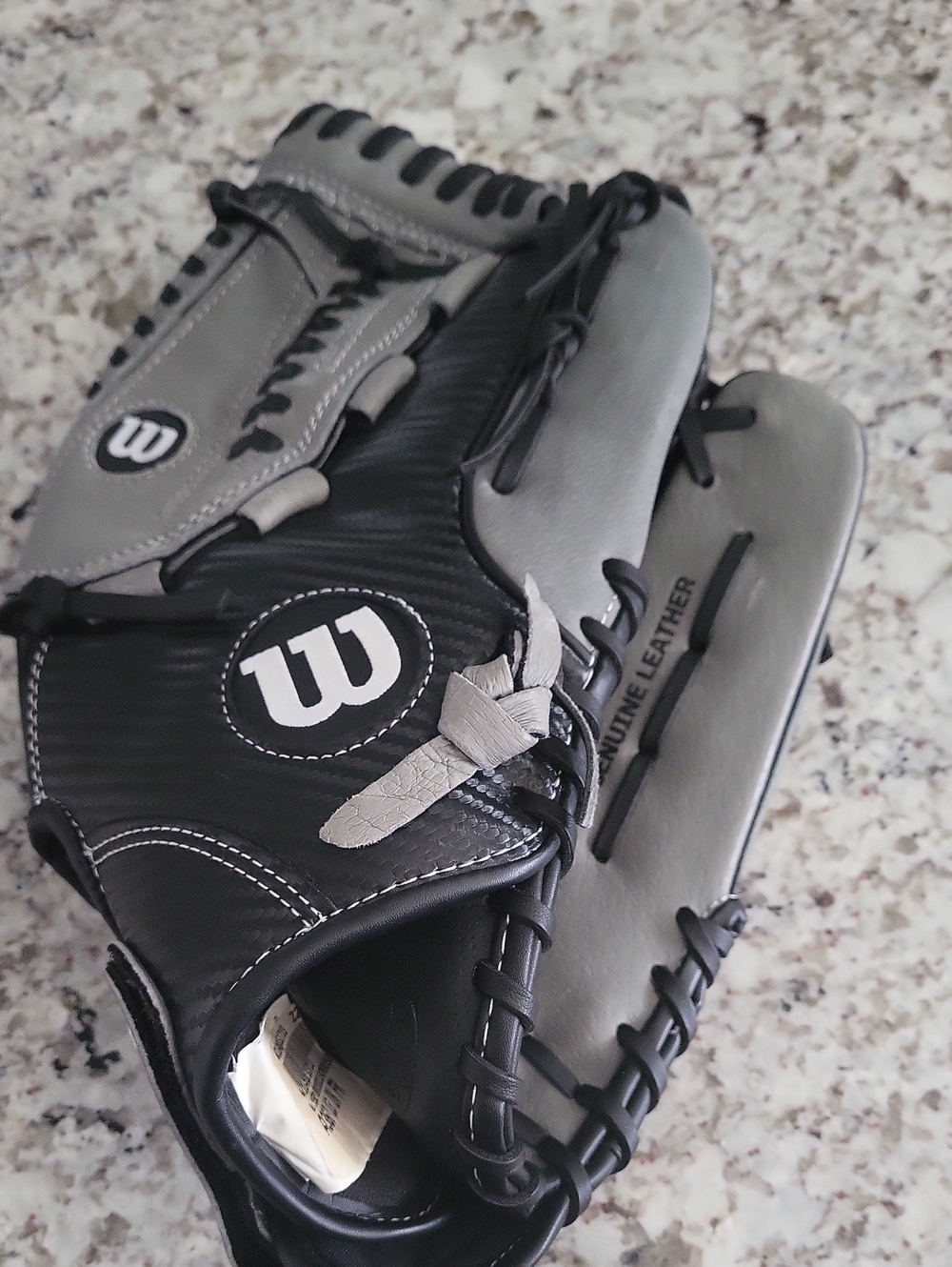 NWOT Wilson Black and Gray Baseball Glove